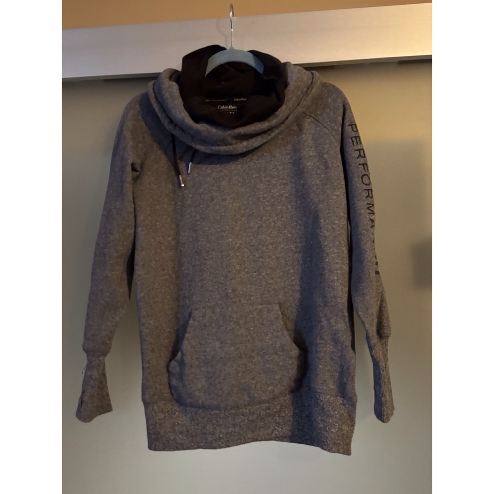 Calvin Klein Performance Quick Dry Cowl Neck Sweatshirt Ladies Size M